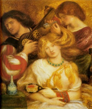 Música Matutina Hermandad Prerrafaelita Dante Gabriel Rossetti Pinturas al óleo